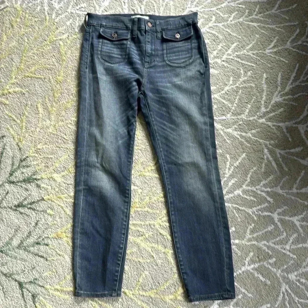 Madewell high-rise crop front pocket retro sailor jeans, 29